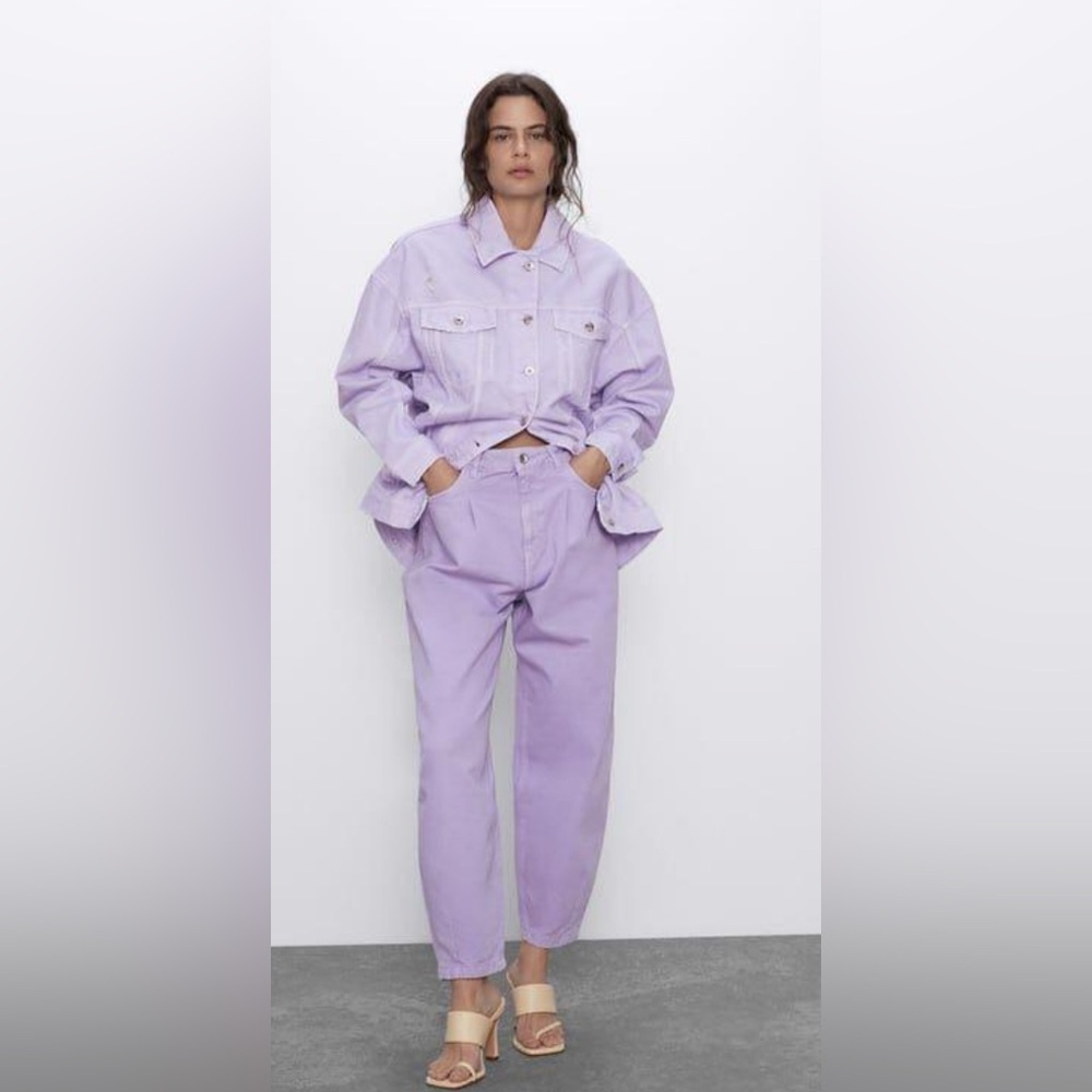 Zara Lavender Women Jeans